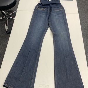 Paige Maternity Bell bottom Jeans.